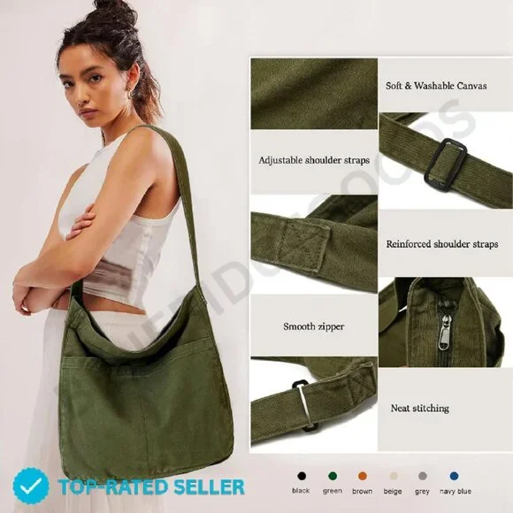 Brand New DAINAOTM Tote Black Casual Bag - Picture 4 of 4